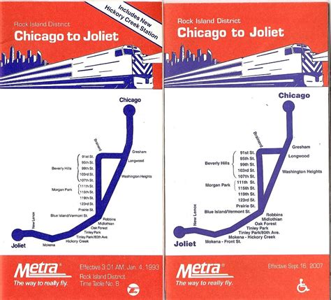 The Connector would allow Amtrak trains to use the Rock Island District, which is owned by Metra and has few freight movements. . Metra rock island schedule